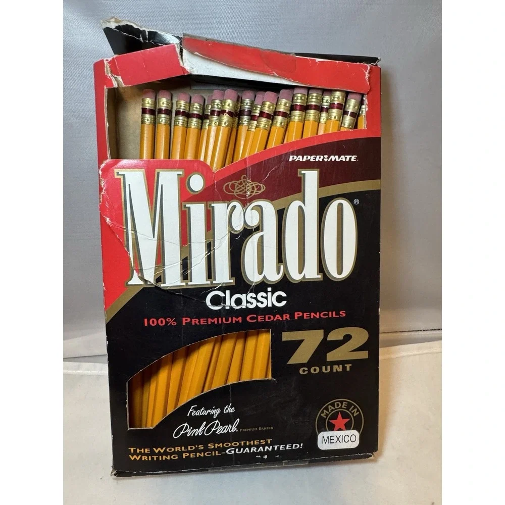 Vintage Paper Mate Mirado Classic 100% Premium Cedar Pencils‎ 42 Left
